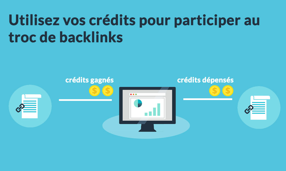 Utiliser les crédits pour troquer des backlinks