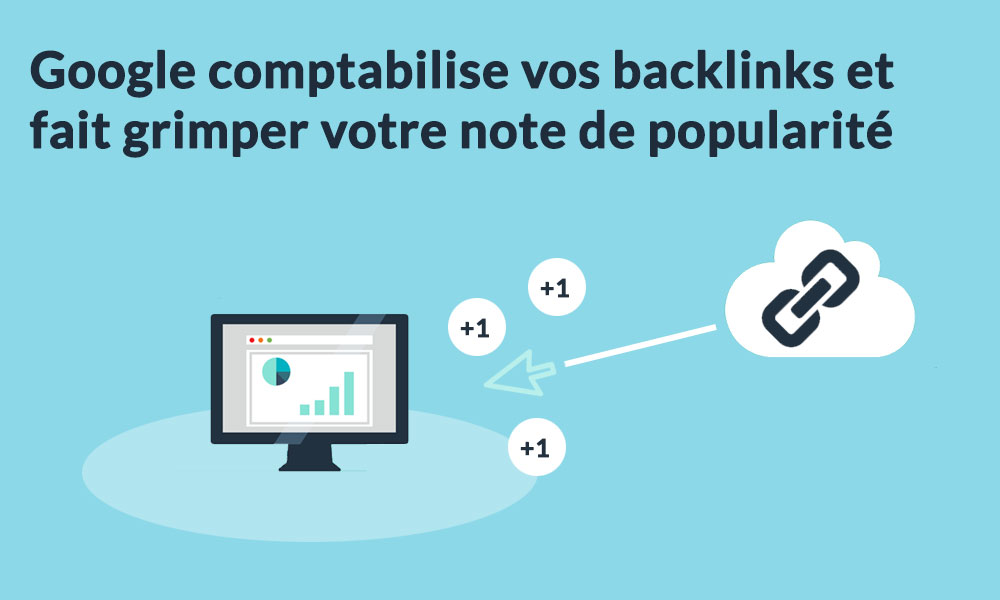 Chaque backlink est comptabilisé par Google