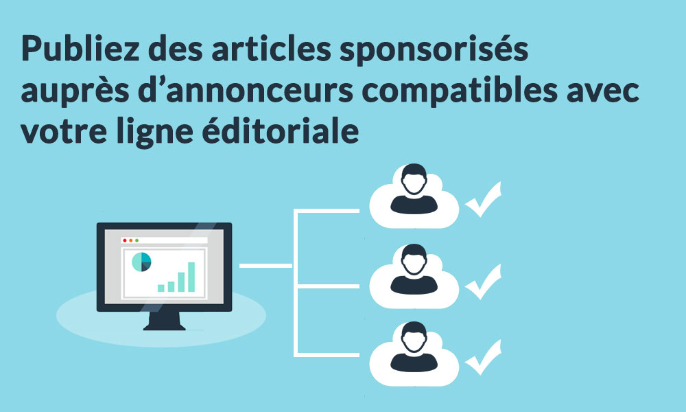 Trouvez les bons annonceurs pour écrire un article sponsorisé